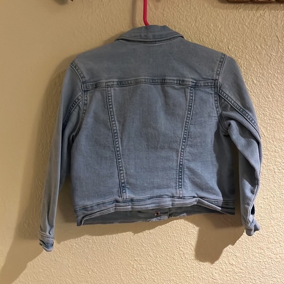 Toddler girls denim jacket B10 - Picture 2 of 2